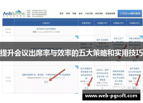 提升会议出席率与效率的五大策略和实用技巧
